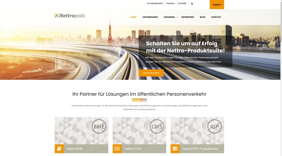 Neue Webpräsenz der Nettropolis AG